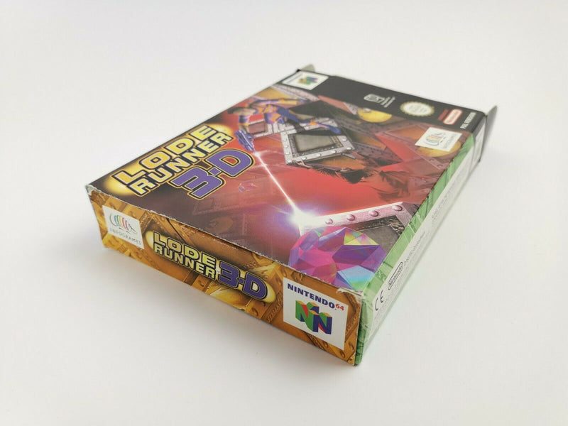 Nintendo 64 game "Lode Runner 3-D" N64 | Original packaging | PAL version NOE LodeRunner 3D
