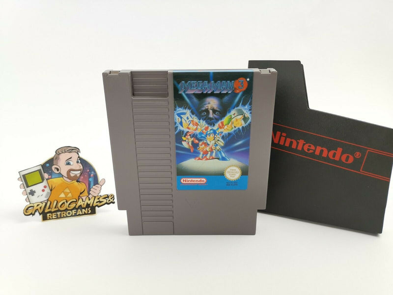 Nintendo Entertainment System game "Mega Man 3" NES | Module | Pal-B NOE