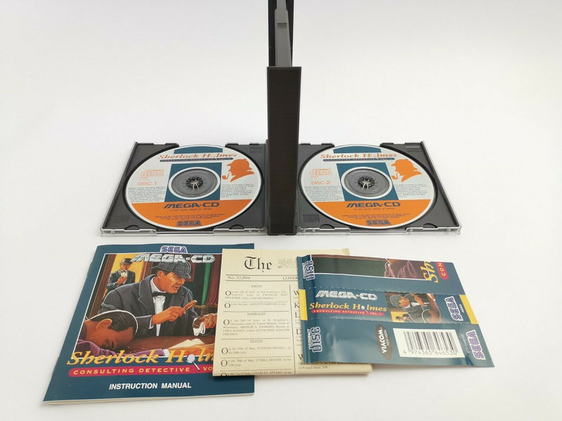 Sega Mega CD Spiel " Sherlock Holmes "  MegaCD | MC | Ovp | Pal