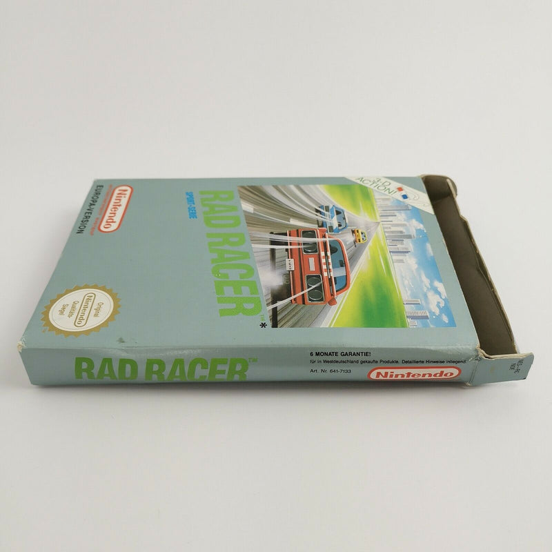 Nintendo Entertainment System Spiel " Rad Racer + 3D Brille | NES OVP PAL-B NOE