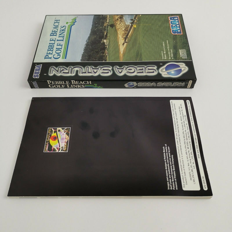 Sega Saturn game "Pebble Beach Golf Links" SegaSaturn | Original packaging | PAL Sega Sports