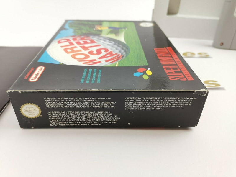 Super Nintendo Spiel " World Masters Golf " Snes | Ovp | Pal | CIB |
