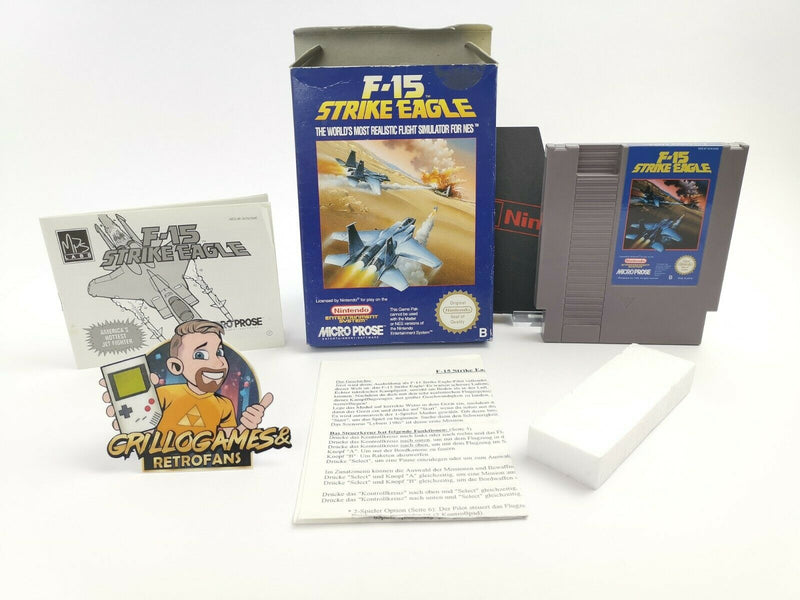 Nintendo Entertainment System Spiel " F-15 Strike Eagle " | NES | Ovp | Pal B