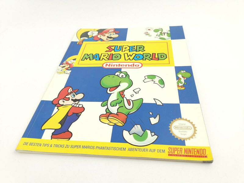 Super Nintendo Spiel " Super Mario World + Spieleberater " Snes | Pal