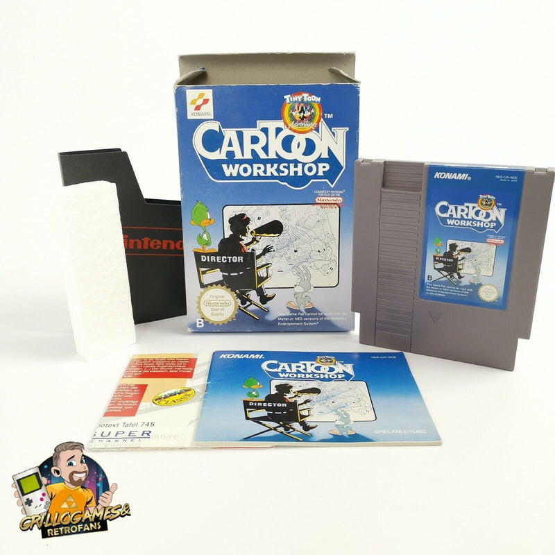 Nintendo Entertainment System game "Cartoon Workshop" NES | Original packaging | PAL-B NOE