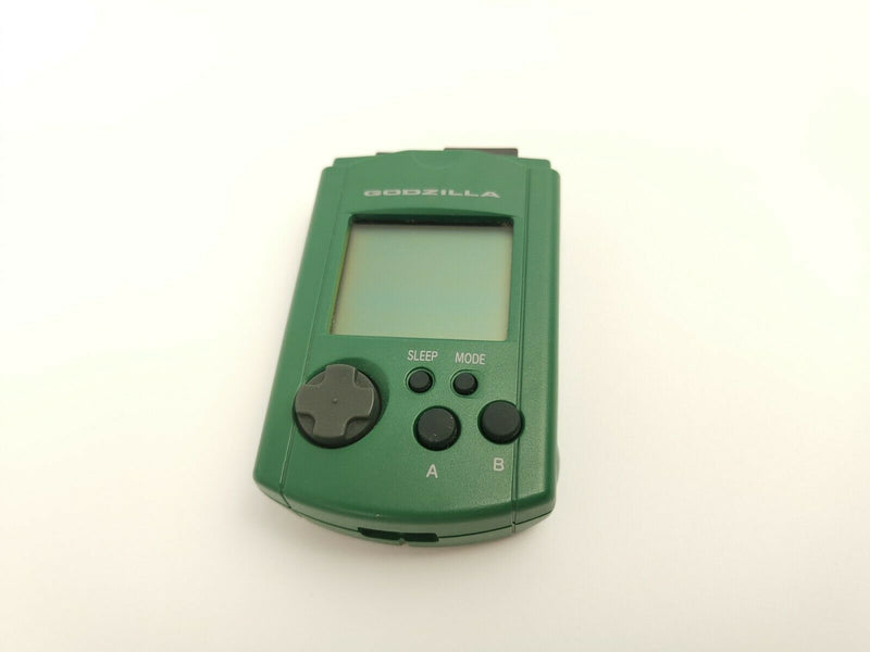 Sega Dreamcast Accessories " Godzilla Memory Card Visual Memory Unit " Green