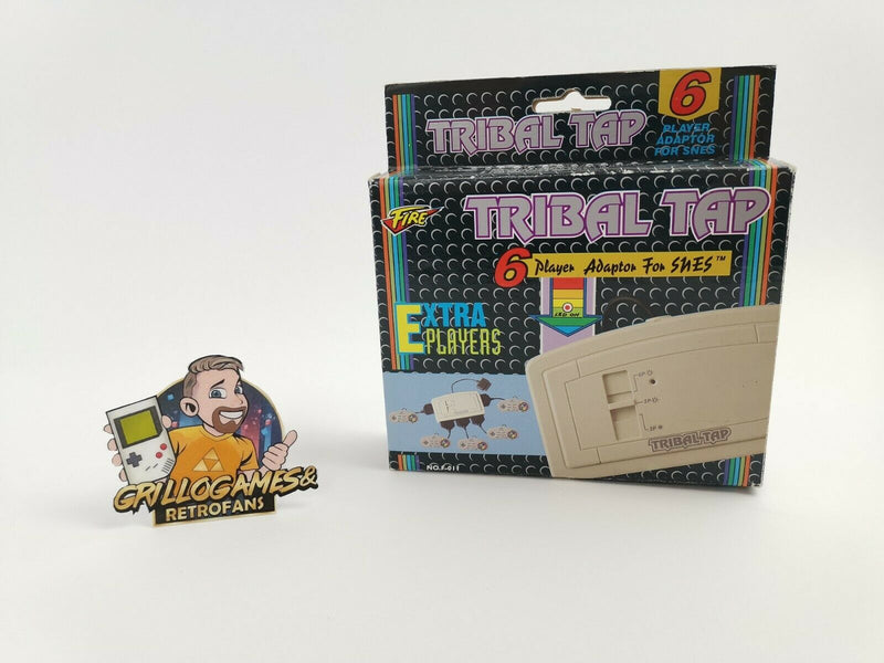 Super Nintendo Zubehör " Tribal Tap 6 Player Adapter For Snes " Neu | Unused
