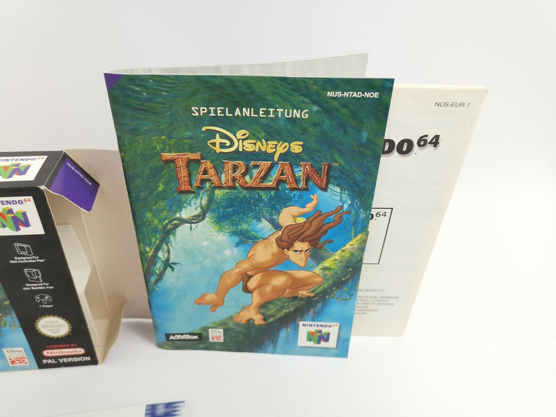 Nintendo 64 Spiel " Disneys Tarzan " | N64 | Ovp | Pal