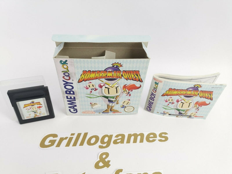 Nintendo Gameboy Color Spiel " Bomberman Quest " GBC | Ovp