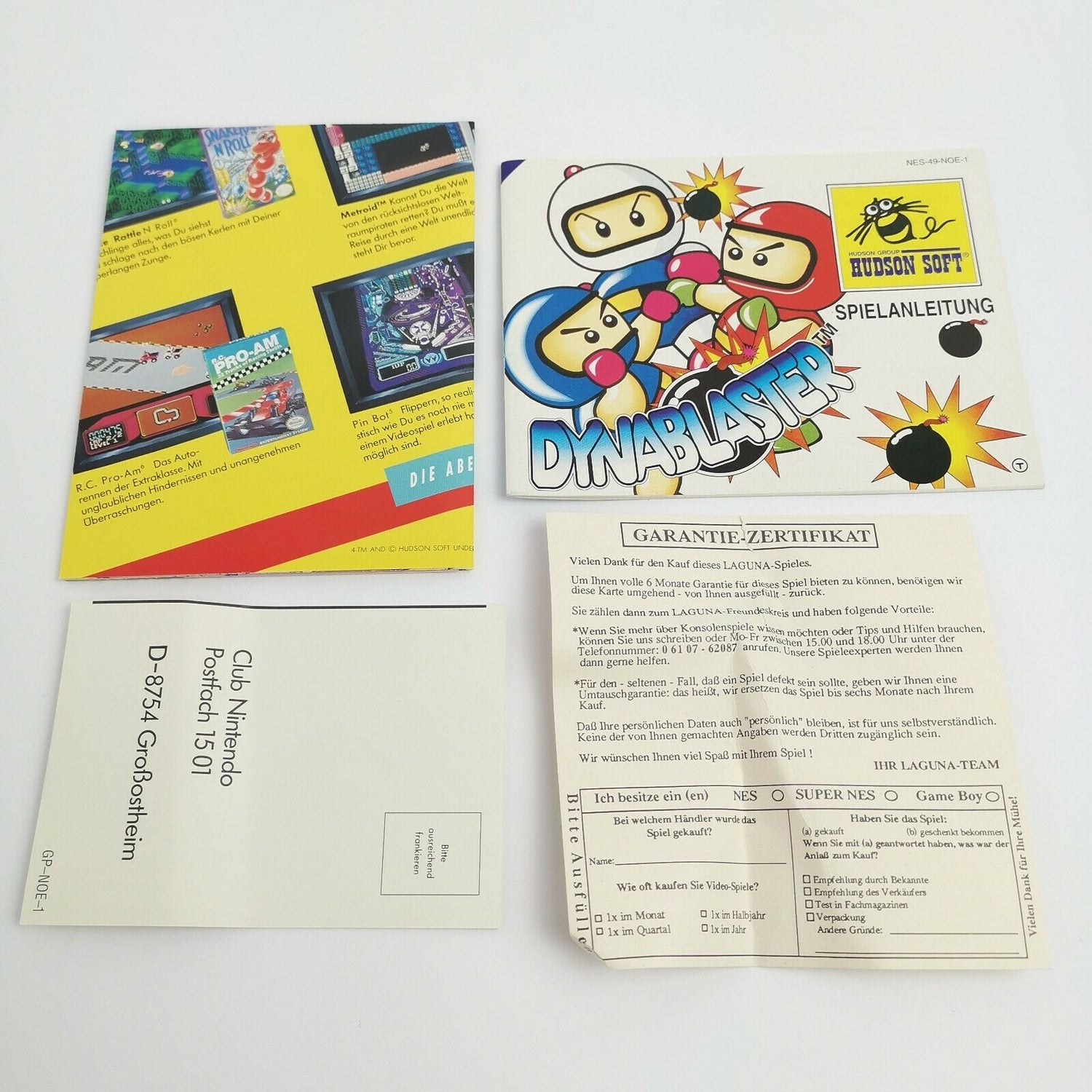 Nintendo Entertainment System Spiel 