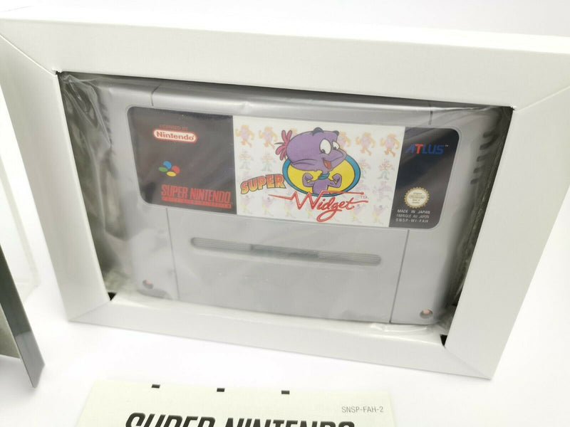 Super Nintendo game "Super Widget" Snes | Original packaging | Pal | CIB * New