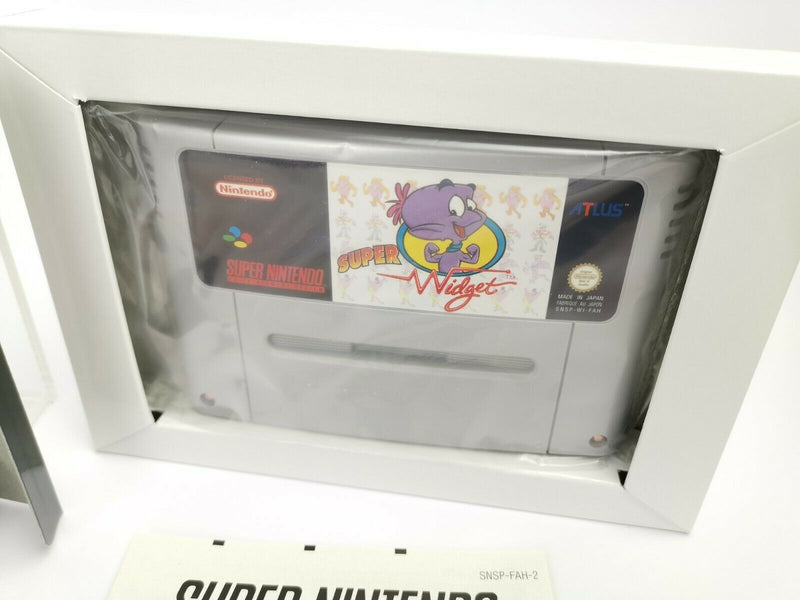 Super Nintendo Spiel " Super Widget " Snes | Ovp | Pal | CIB * Neu