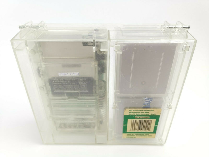 Nintendo Gameboy Classic Transparent Konsolen Bundle, 6 Spiele & Crytal Case [5]