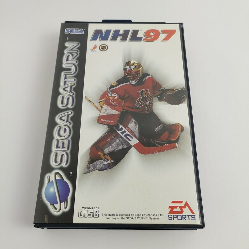 Sega Saturn game "NHL 97" SegaSaturn | Original packaging | PAL | Ice hockey EA Sports