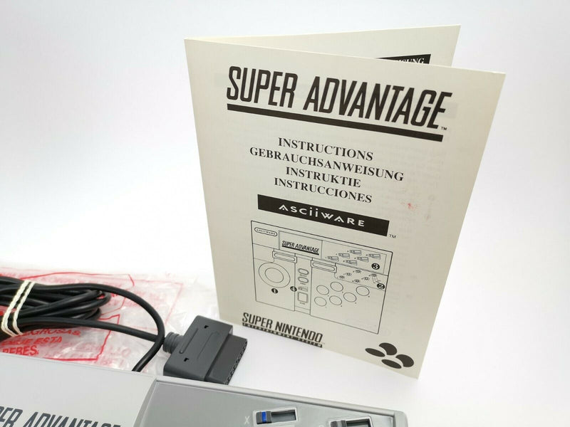 Super Nintendo Controller " Super Advantage Arcade Stick " | Snes | Ovp | Pal
