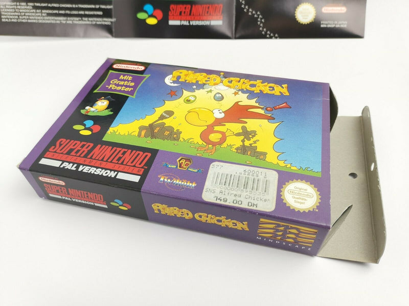 Super Nintendo Spiel " Alfred Chicken " Snes | Ovp | Pal | CIB