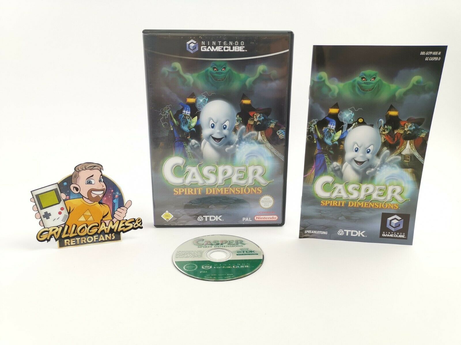 Nintendo Gamecube Spiel " Casper Spirit Dimensions " Game Cube | Ovp | Pal