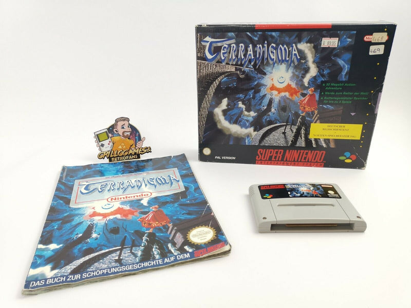 Super Nintendo Spiel " Terranigma " Snes | Ovp | Pal | Big Box