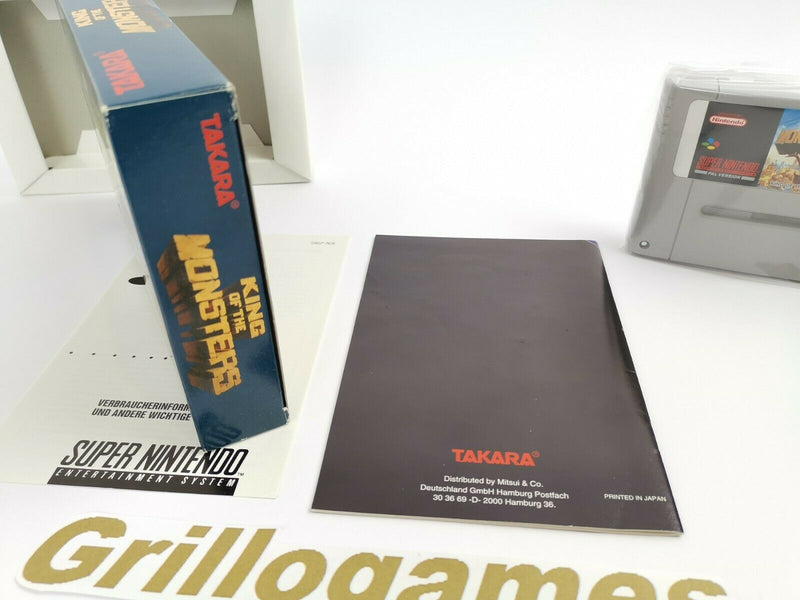 Super Nintendo Spiel " King of the Monsters " Snes | Ovp | Pal | CIB |