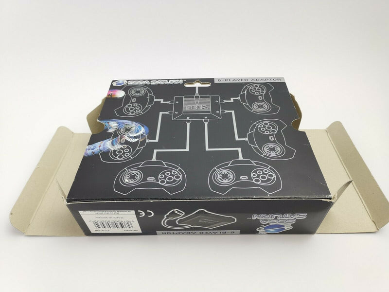 Sega Saturn Zubehör Controller Adapter Multitap " 6-Player Adaptor " Pal | Ovp *