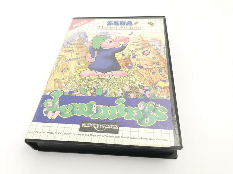 Sega Master System Spiel " Lemmings " Ovp | Pal | MS