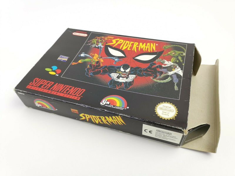 Super Nintendo Spiel " Spider-Man " Snes | Ovp | Pal |CIB | Marvel Comics