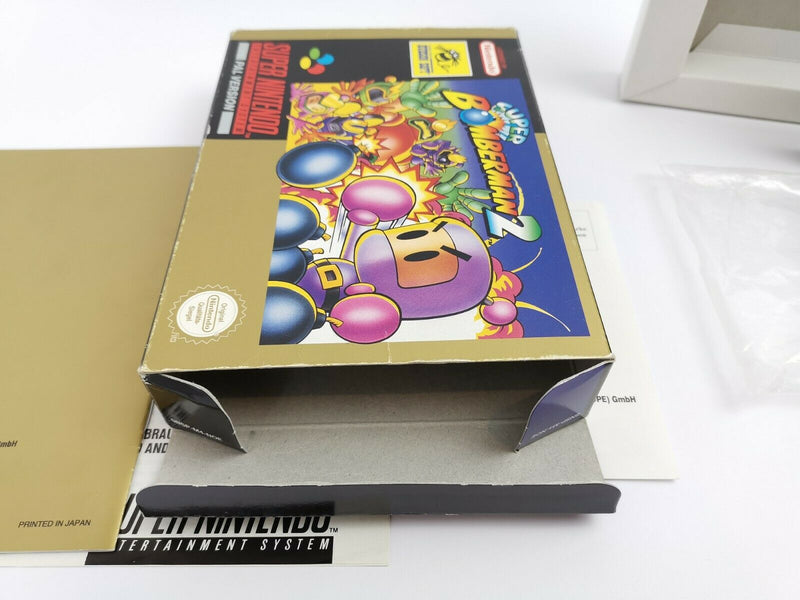 Super Nintendo Spiel " Super Bomberman 2 " Snes | Ovp | Pal | CIB |