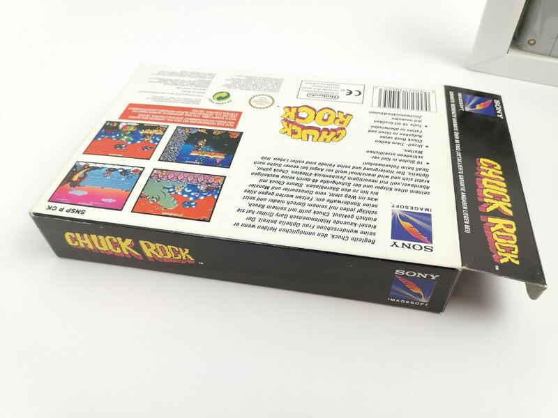 Super Nintendo Game "Chuck Rock" Snes | Original packaging | Pal | CIB