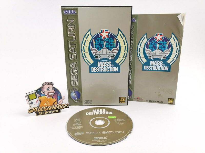 Sega Saturn Spiel " Mass Destruction " Pal | Ovp | Ss SegaSaturn