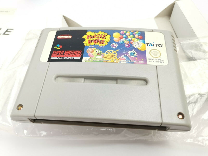 Super Nintendo Spiel " Puzzle Bobble Bust-A-Move " | Snes | Ovp | Pal | CIB