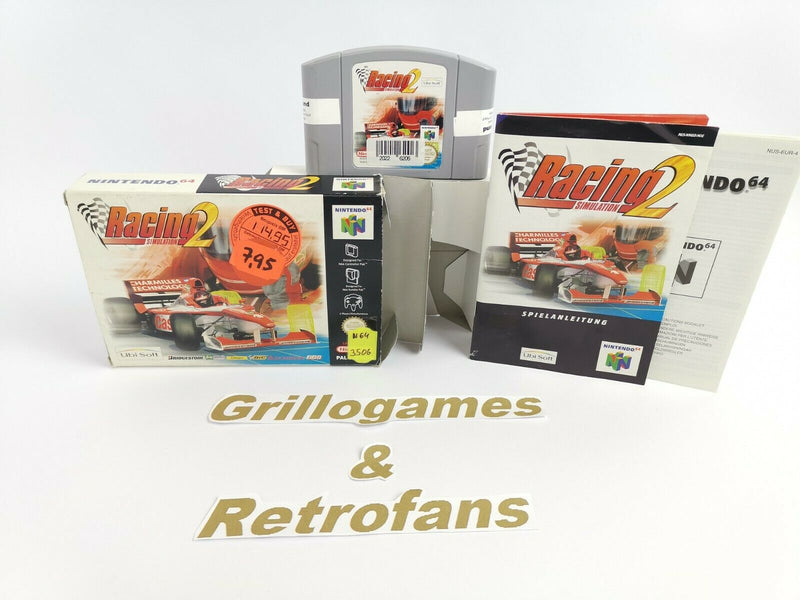 Nintendo 64 Spiel " Racing Simulation 2 " | N64 | Ovp | Pal
