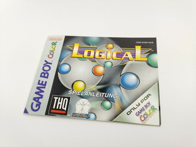 Nintendo Gameboy Color Game "Logical" Original Box | Pal | GBC