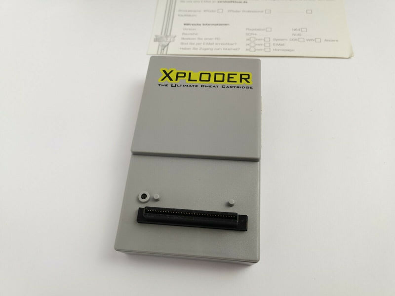 Sony Playstation 1 Cheat Module Xploder The Ultimate Cheat Cartridge