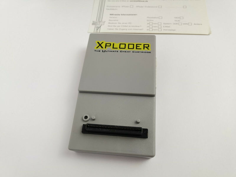 Sony Playstation 1 Mogelmodul Xploder The Ultimate Cheat Cartridge