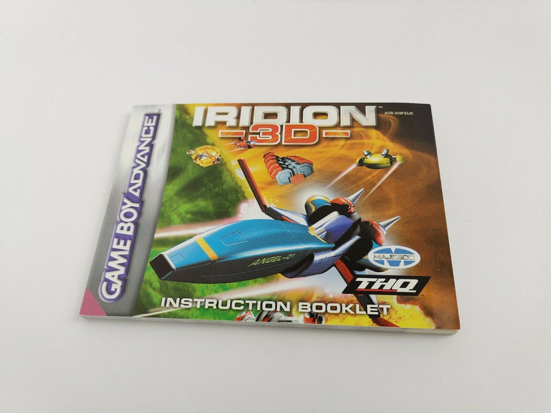 Nintendo Gameboy Advance Spiel " Iridion 3D " Game Boy GBA | OVP | PAL EUR
