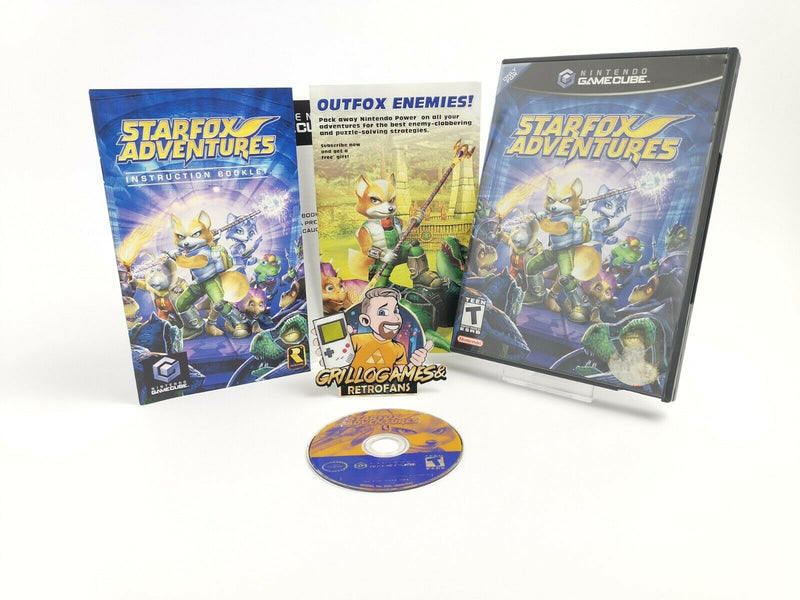 Nintendo Gamecube game "Starfox Adventures" Game Cube | Original packaging | Ntsc-U/C America