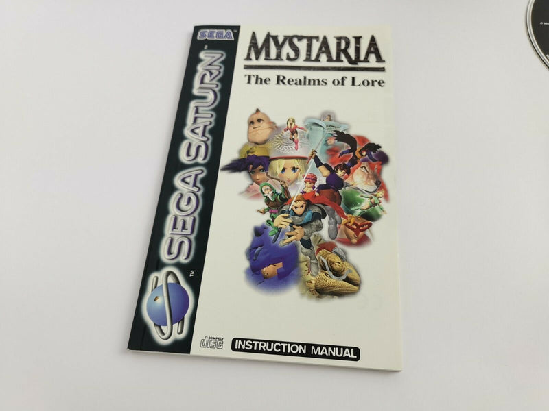 Sega Saturn game "Mystaria The Realms of Lore" SegaSaturn | PAL | Original packaging