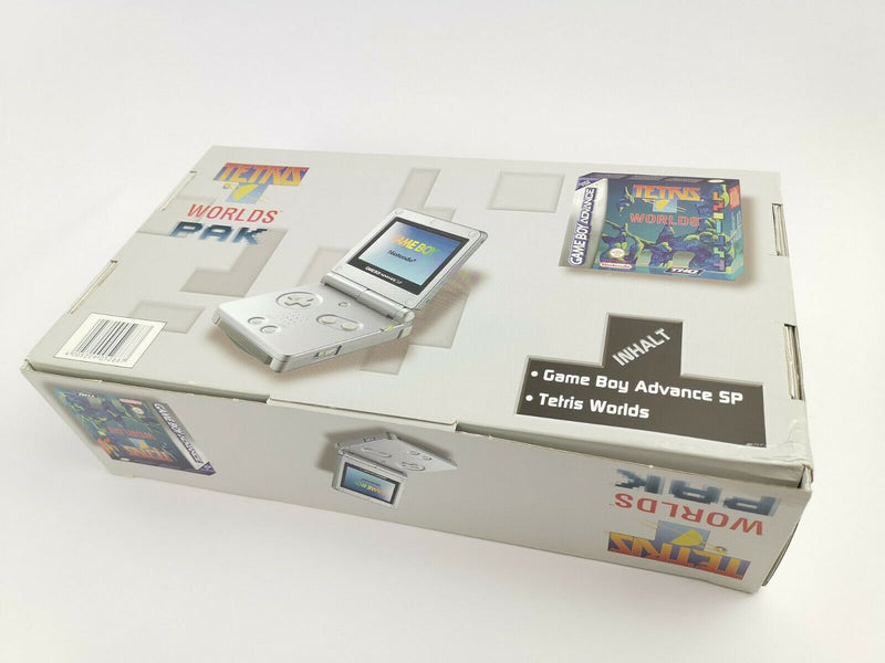 Nintendo Gameboy Advance SP Konsole " Tetris Worlds Pak " Gba | Ovp | Game Boy