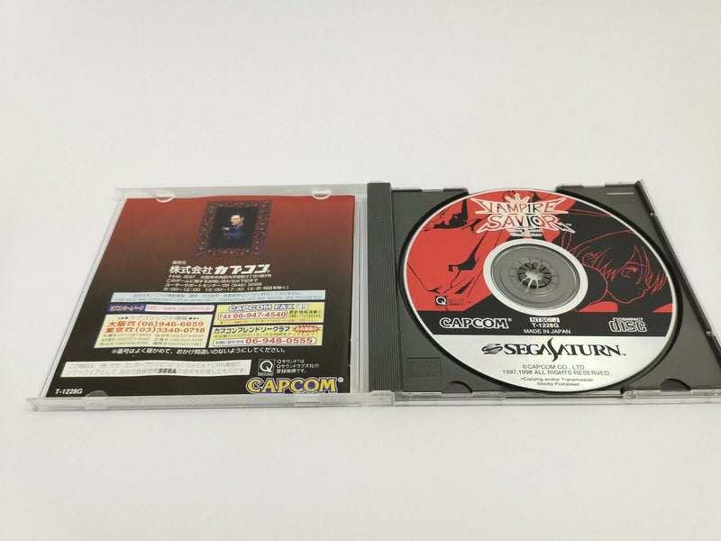 Sega Saturn Spiel " Vampire Savior " SegaSaturn | NTSC-J Japan | OVP Capcom