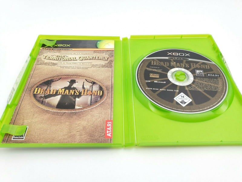 Microsoft Xbox Classic game "Dead Mans Hand" original packaging | Pal