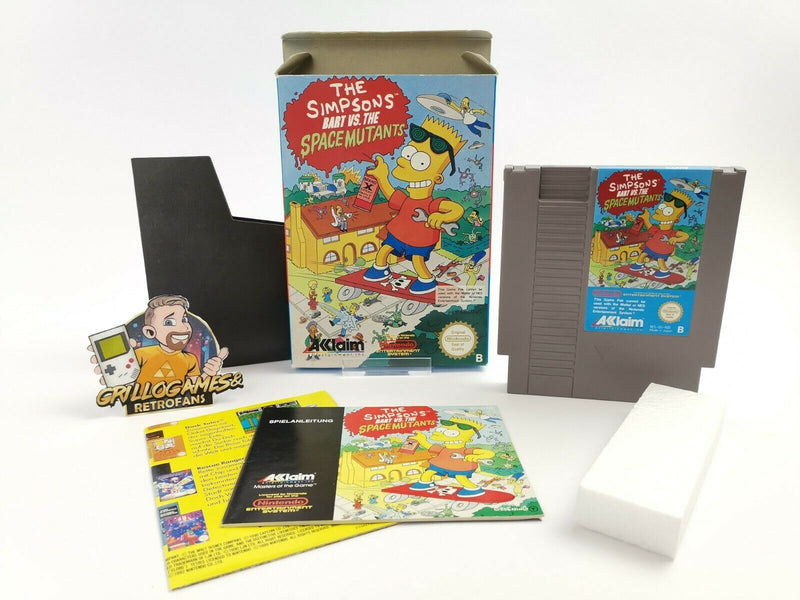 Nintendo Entertainment System The Simpsons Bart vs. the Space Mutants  Nes Ovp
