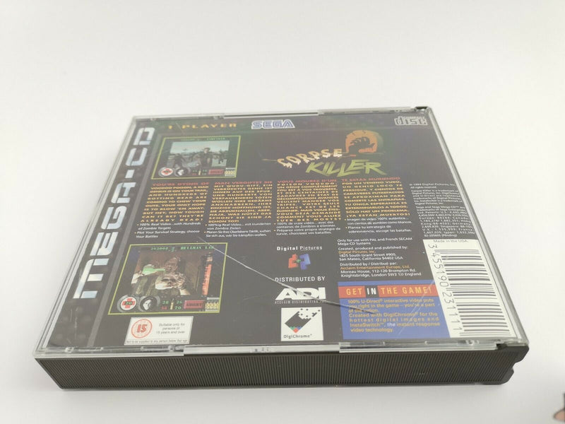 Sega Mega CD Spiel " Corpse Killer "  MegaCD | MC | Ovp | Pal