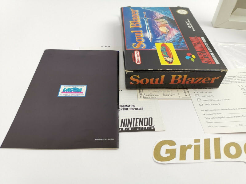 Super Nintendo Spiel " Soul Blazer " | Snes | Ovp | Pal | CIB