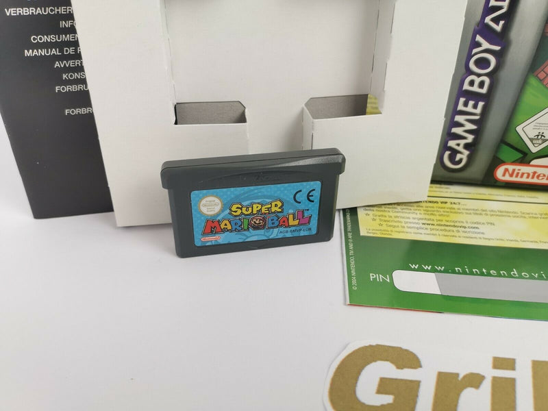 Nintendo Gameboy Advance Spiel " Super Marioball " | GBA | Ovp