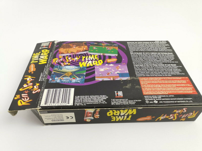 Super Nintendo Game "The Ren &amp; Stimpy Show Time Warp" Snes | Original packaging | Pal | CIB