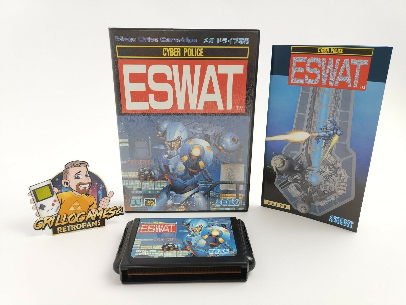 Sega Mega Drive Spiel " Cyber Police ESWAT " Ovp | Ntsc-J | Megadrive | Japan