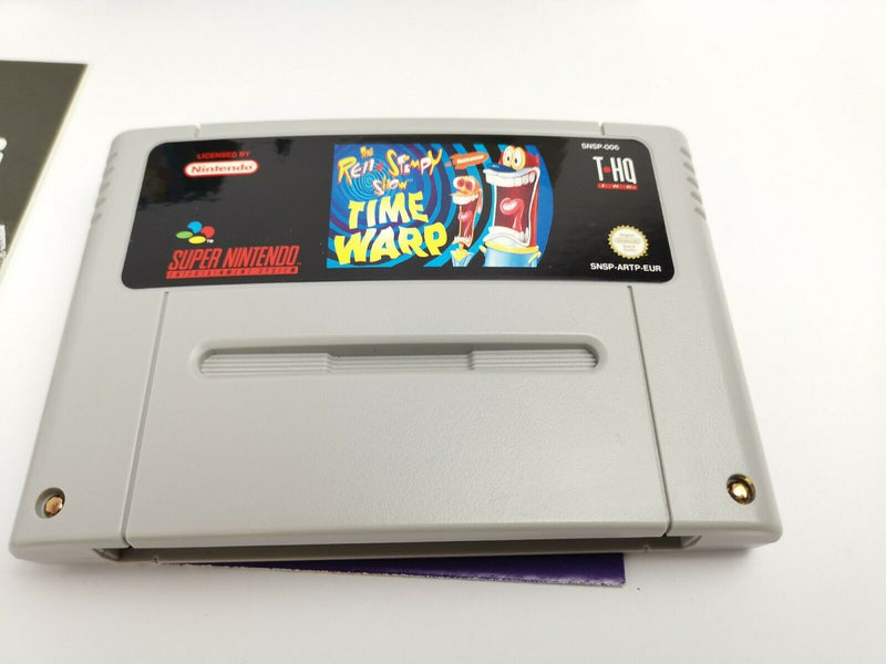 Super Nintendo Game "The Ren &amp; Stimpy Show Time Warp" Snes | Original packaging | Pal | CIB