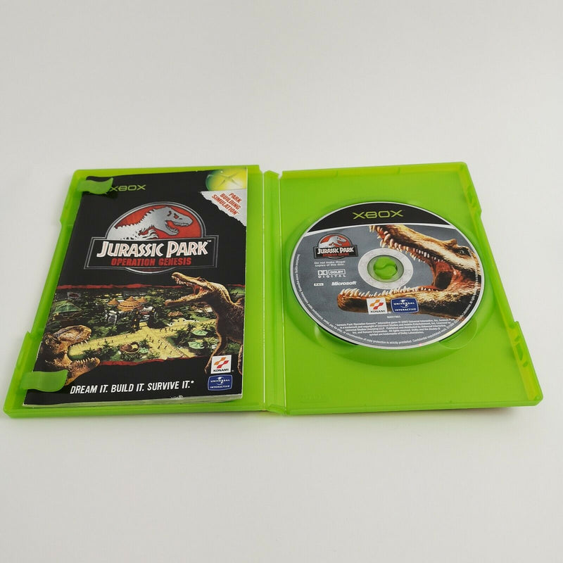 Microsoft Xbox Classic Spiel " Jurassic Park Operation Genesis " OVP | PAL