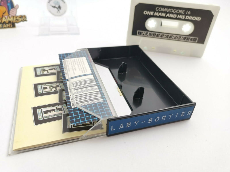 Commodore C16 / Plus 4 Spiel " One Man and his Droid " Commodore-16
