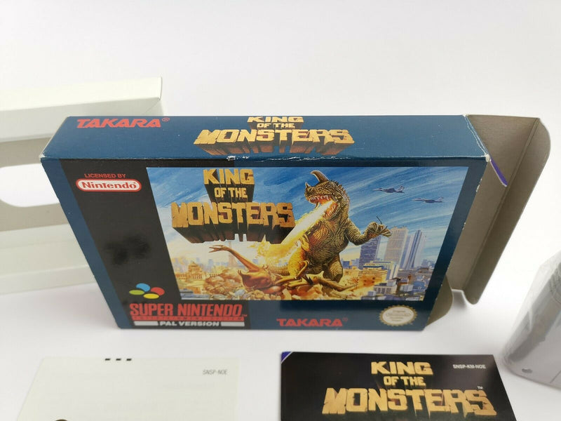 Super Nintendo Spiel " King of the Monsters " Snes | Ovp | Pal | CIB |
